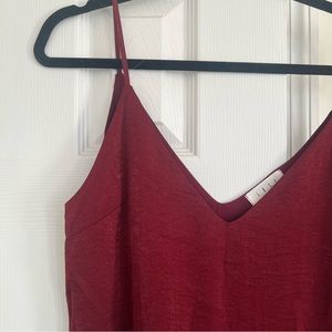 NWT Lost + Wander Shift Dress in Wine - S